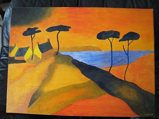 peinture de Josette Bude Laurent